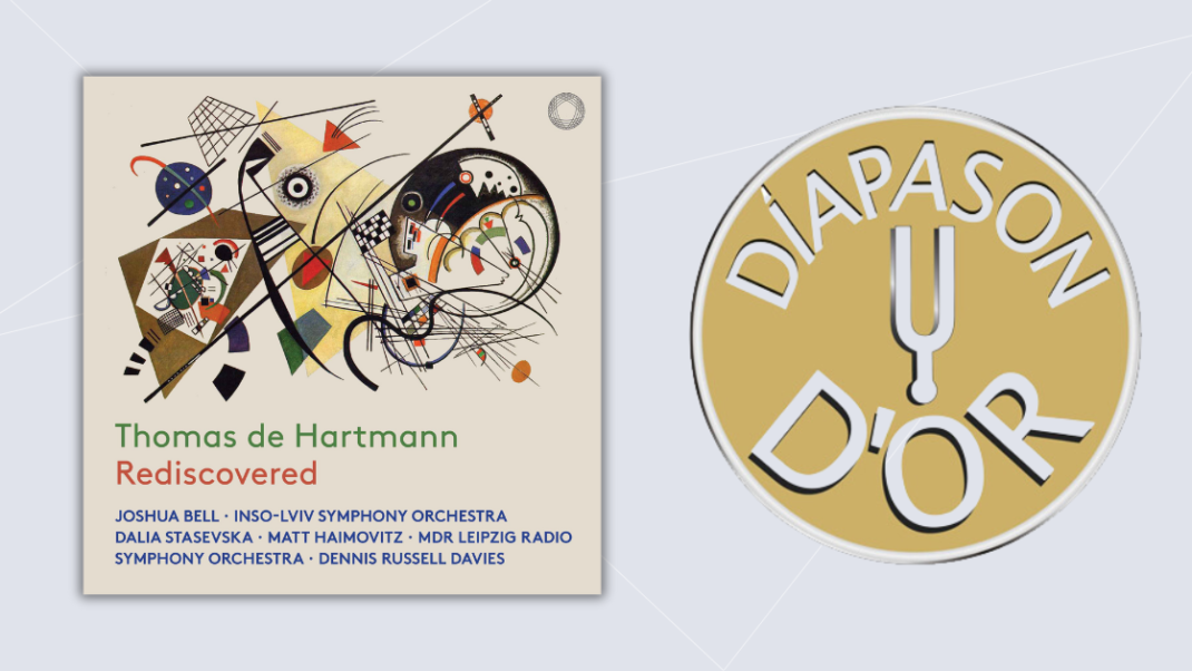 ‘Thomas de Hartmann Rediscovered’ awarded Diapason d’Or