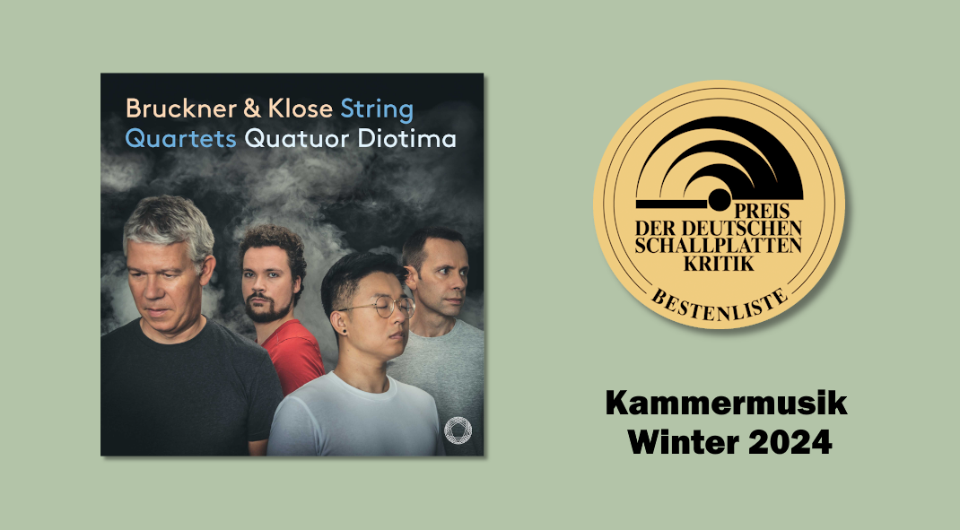 Quatuor Diotima awarded a Preis der Deutschen Schallplattenkritik