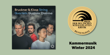 Quatuor Diotima awarded Preis de schallplatten