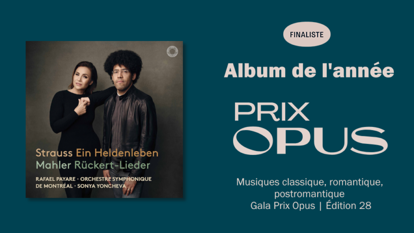 Orchestre symphonique de Montréal finalists at Prix Opus awards